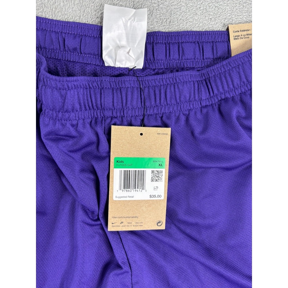 Kobe Dri Fit Basketball Shorts Youth XL Purple Green Mid Thigh Length Bundle - Picture 3 of 6